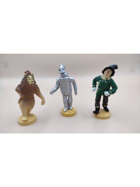 Wizard Of Oz 1987 Figurines Tin Man Lion Scarecrow Loews Ren 1966 MGM